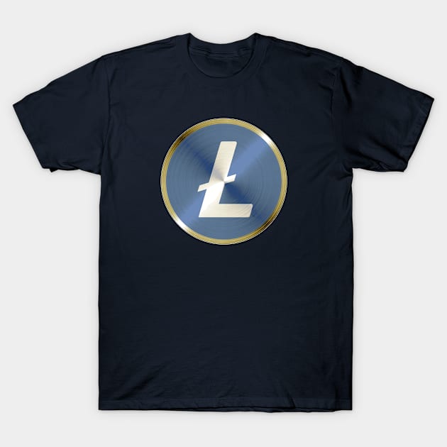 Litecoin Logo T-Shirt by  EnergyProjections